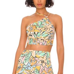 ASTR The Label Covina Top in Tropical Papaya (medium)